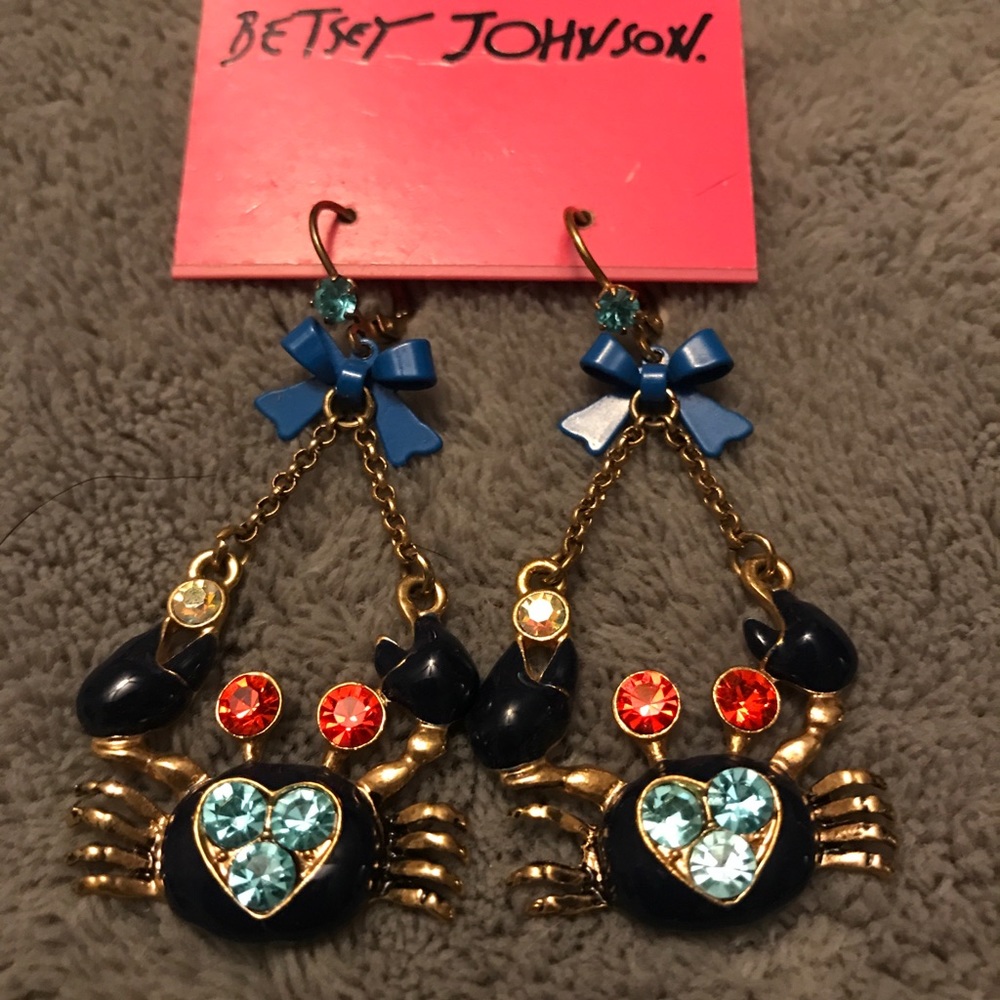 Betsy’s Johnson Crab Earrings